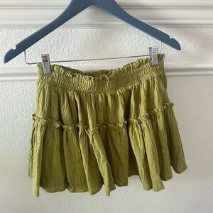 Green skirt